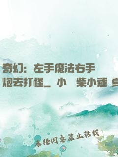 奇幻：左手魔法右手槍炮去打怪